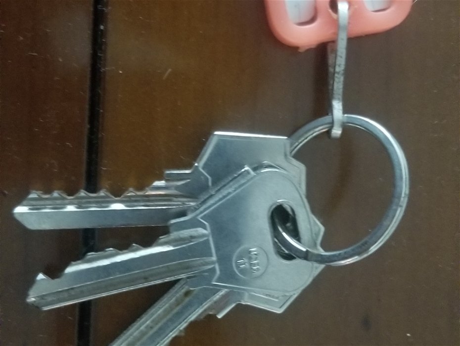 Found: Set of keys on a pink keyring found on the car park at the rear of Cositas bar