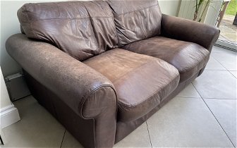 For sale: Leather sofa