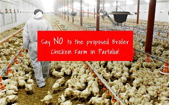 Say NO to the proposed Broiler Chicken Farm in Partaloa!