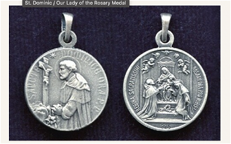 Lost: St. Dominic Medallion on a (approx.) 17 cm silver chain.