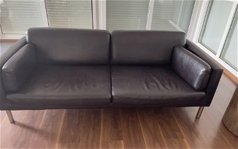 For sale: 2 Brown Leather Sofas