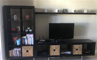 For sale: TV Unit, Tall Unit, shelve, Table Lamps x 2, Coffee Tables x 2