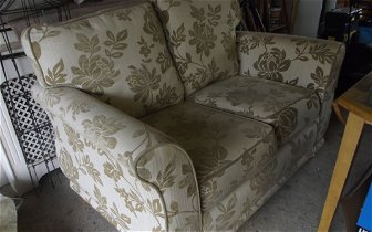 For sale: TWO SEAT SOFA - FREE (MUST BE COLLECTED, - SAXILBY)