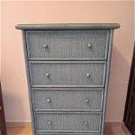 For sale: Blue chest of 5 drawers
