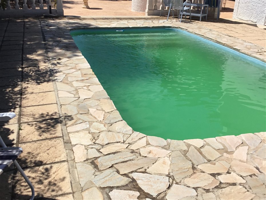 Swimming pool Painted.