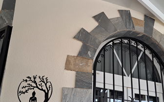 Missing slate tile