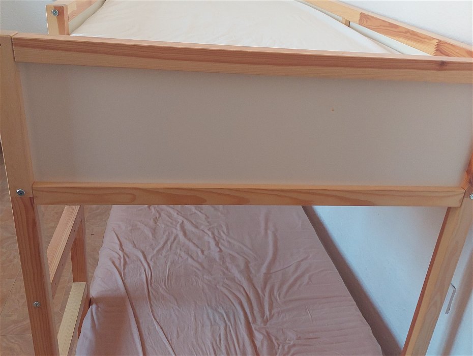 For sale: 2 x ikea bunk beds with or without mattresses