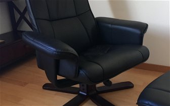 For sale: 3 x Chairs, Adjustable Backrest,  Soft Upholstery, 360° Swivel, for Living Room or office