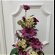 For sale: Pale Purple & White Silk Artificial Flower Arrangement in Ceramic Pot