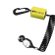 Seadoo keys on coil key chain with bright yellow floater