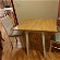 For sale: small dining table and 2 chairs