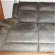 For sale: 2 sofas... Grey, suede effect.