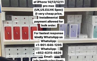 Start your mobile phone business on installments now. We are wholesale suppliers for Apple iPhones