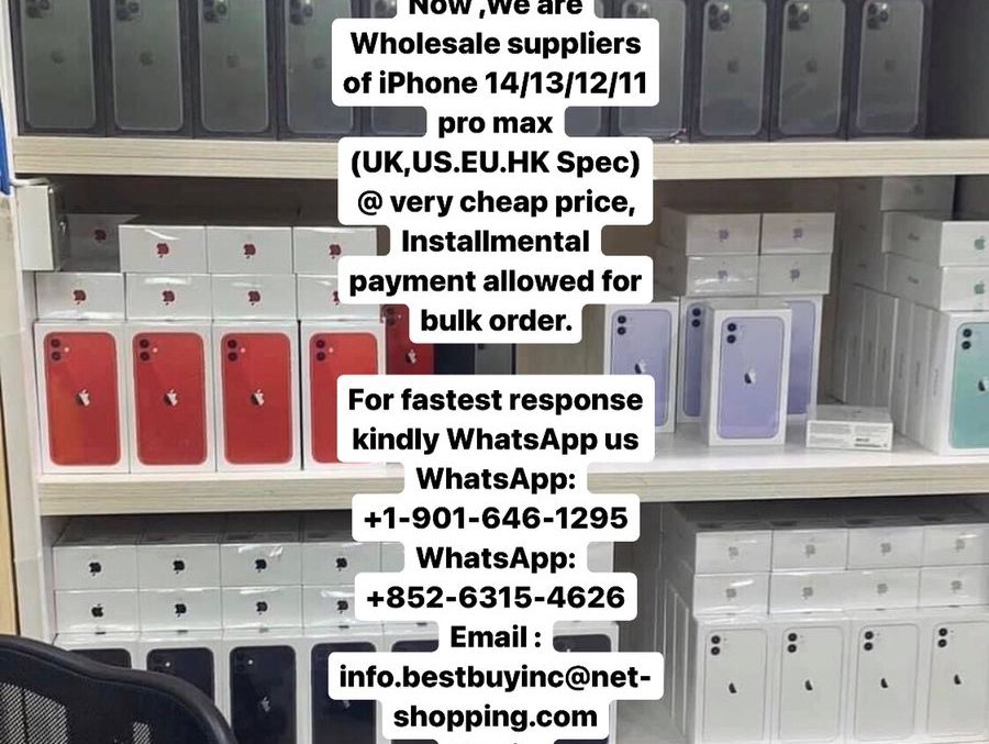 Start your mobile phone business on installments now. We are wholesale suppliers for Apple iPhones