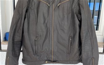 For sale: Leather Motorcycle Jacket size XXL