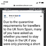 U.K. quarantine