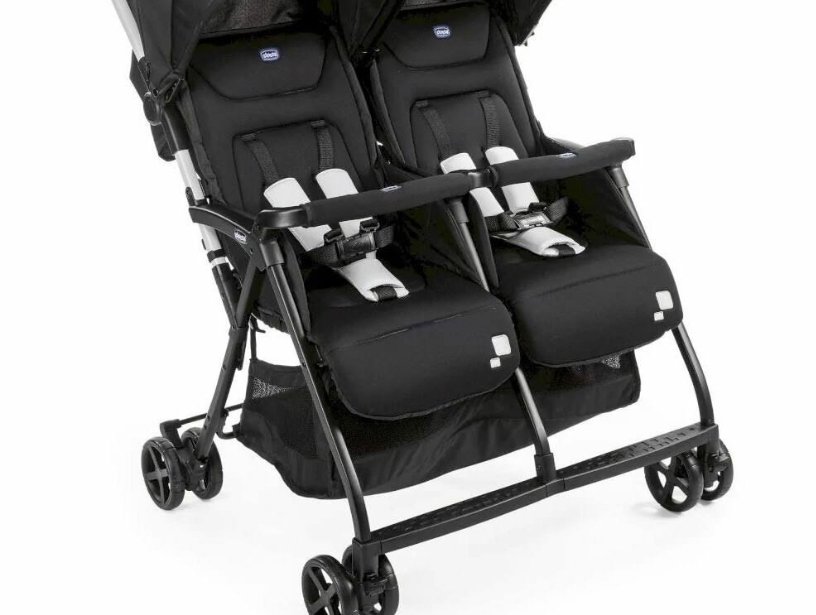 For sale: Like new Chicco Ohlala Twin buggy black