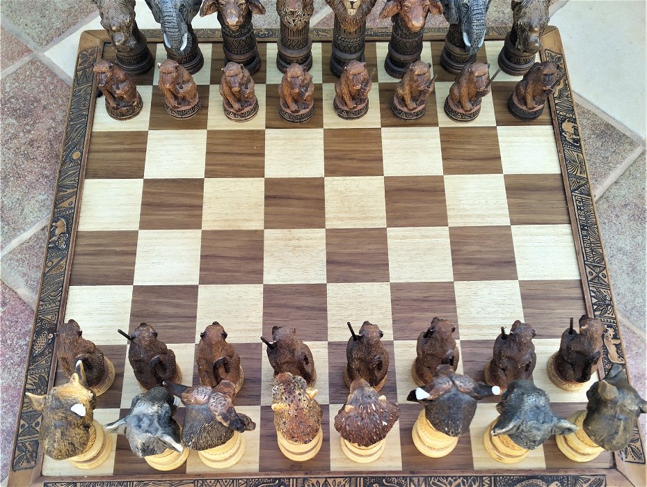 Chess Set - Repairs to chess pieces.