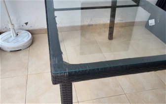 For sale: Glass top table