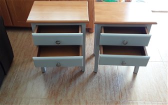 For sale: Pair of matching bedside cabinets -SOLD