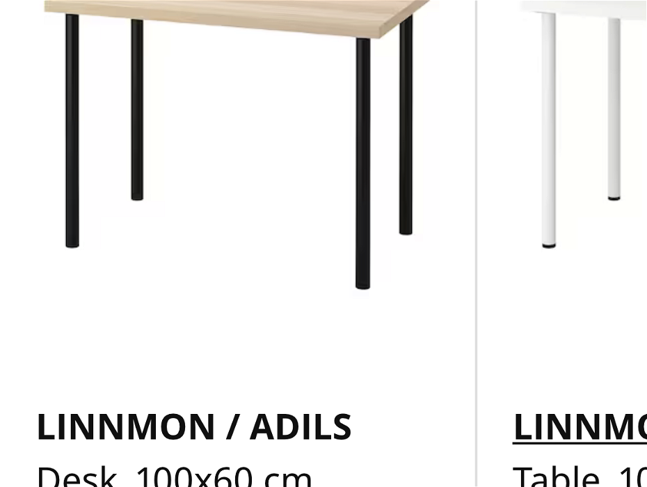 Wanted: Slim desk table