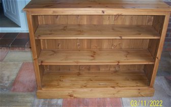 For sale: PINE BOOK CASE