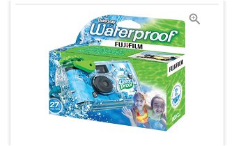 waterproof, disposable FUJI camera with one photo left on the roll.. left at fire pit by skating rink in teton village