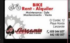 rent a bike playahonda  tour la graciosa special offer for tourists . ironhorse in bikeshop Bergamin