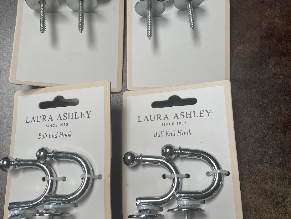For sale: Laura Ashley tie back hooks