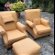 For sale: 2 Good Quality Armchairs and Matching Footstool Collect Caimari