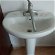 For sale: Large washhand basin and stand and tap.