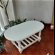 For sale: Coffee table White solid pine quite heavy in modern white with magazine rack underneath its a snip not MDF well made
