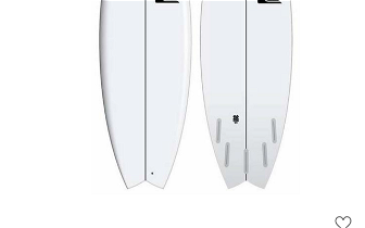 Lost: Surf board Quiksilver Fish 9,2 white no leash
