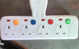 For sale: 4 gang socket that plugs into a socket