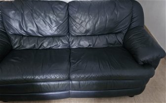 For sale: Black 3 seater sofa