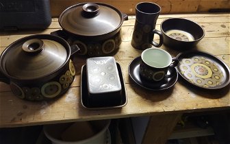 For sale: Denby dining set 35 pices