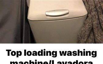 For sale: Top loading washing machine. Hardly ever used.
