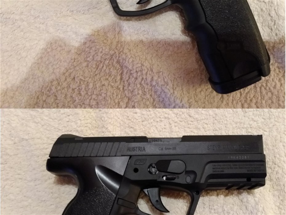 For sale: 6mm gas powered BB pistol (Steyr A9-M1)