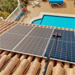 Cleaning solar panels with Pure Water