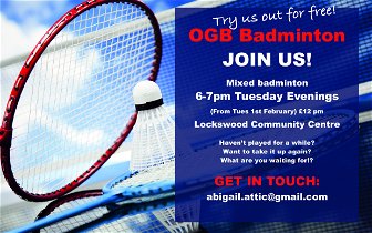 Badminton Players Wanted!