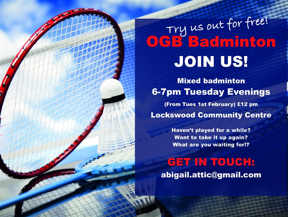 Badminton Players Wanted!
