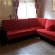 For sale: Corner Sofa stylish red and black.