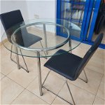 For sale: Round top glass table