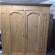 For sale: Large solid pine wardrobe with drawers