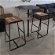 For sale: Hay Terrazzo Bar Table & 2 x Muubs Teak Stools