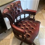 For sale: Leather Captains chair