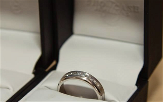 Lost Silver and diamond wedding ring