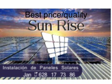 For sale: solar panels