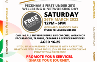 Peckham's first Free Community Health & Wellbeing Event for Young Entrepreneurs
