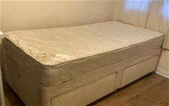 For sale: Sealy Single Divan Bed and Sevoy Mattress